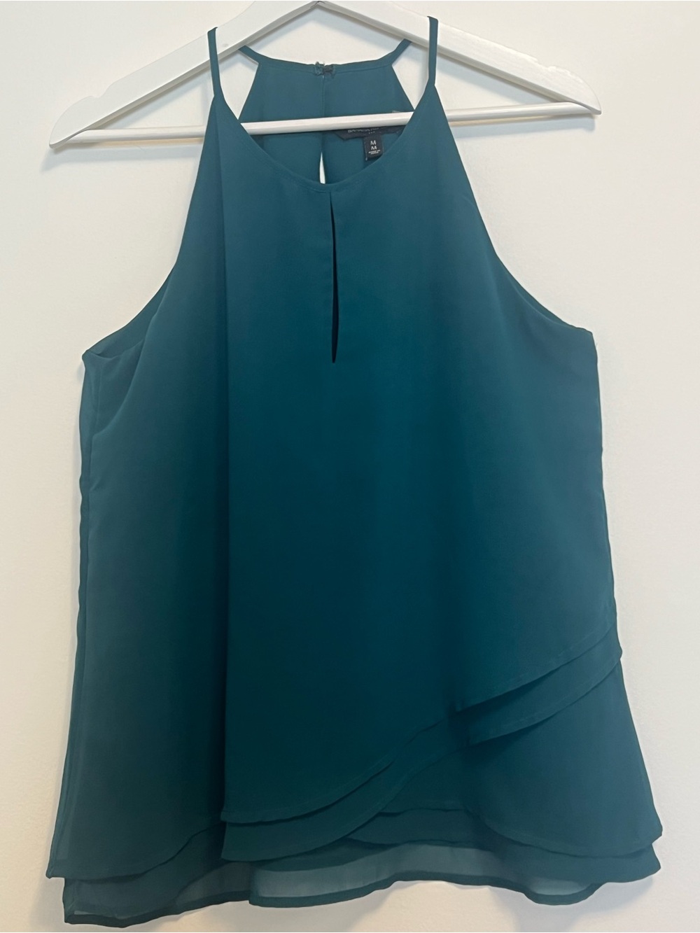 Banana Republic Teal Layered Halter Camisole Top